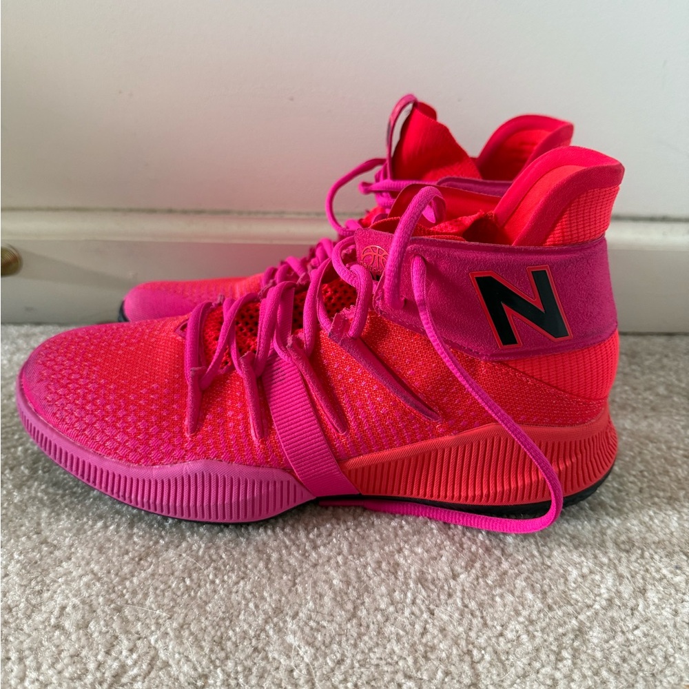 New Balance Neon Pink OMN1S High-Top Basketball Shoes